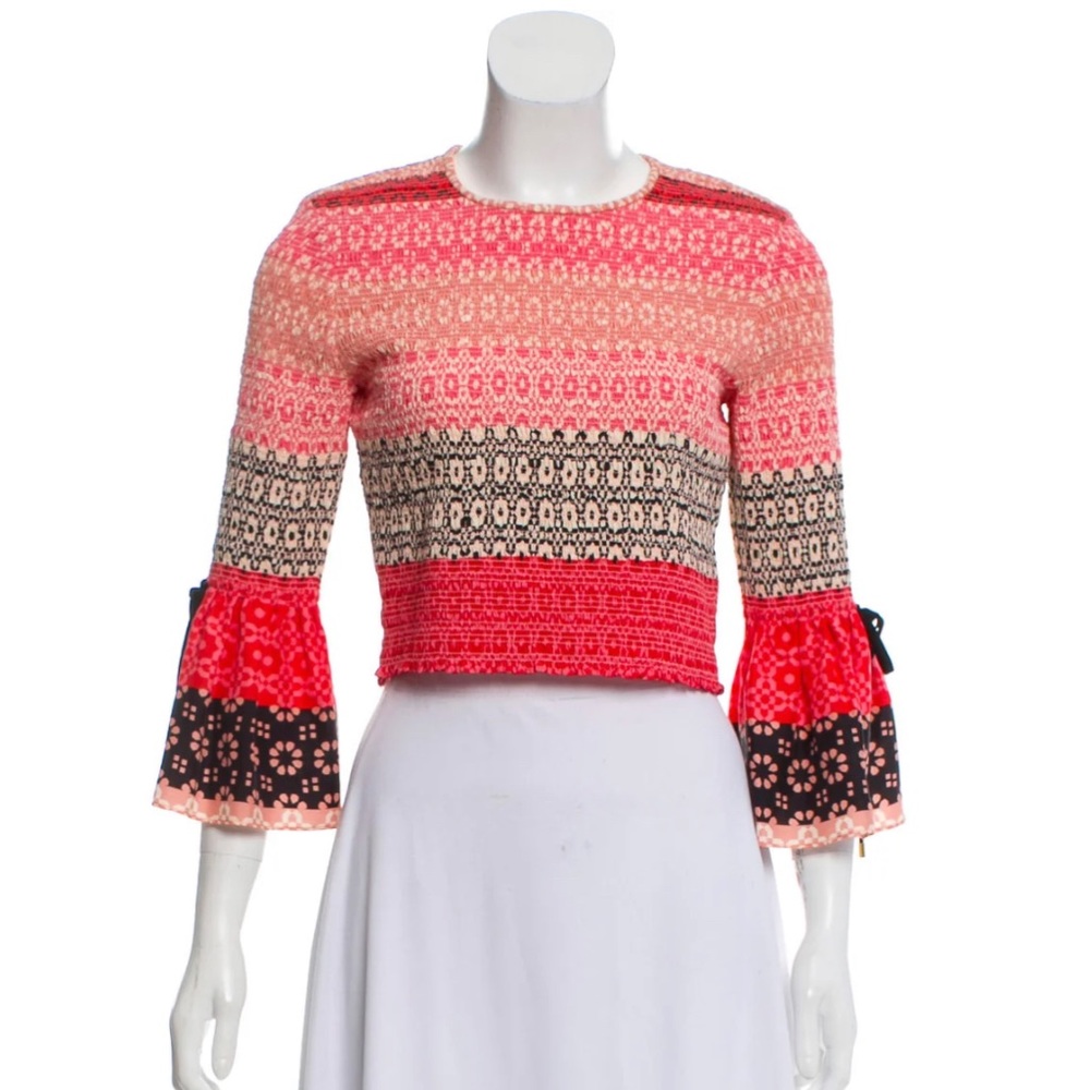 DEREK LAM 10 CROSBY 100% silk top - Picture 1 of 9